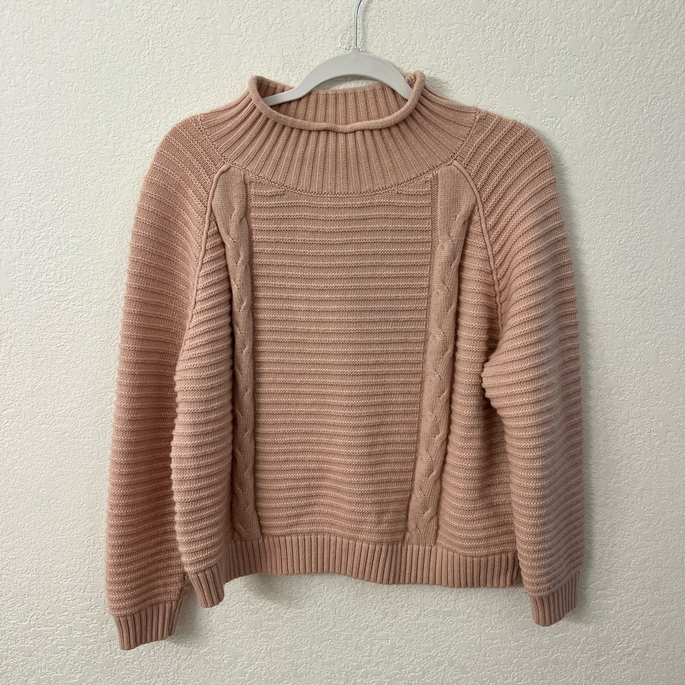 Mint Julep pink wool blend sweater womens size large